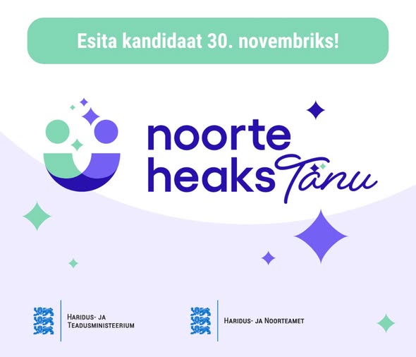 Konkurss noorte heaks tänu 2025