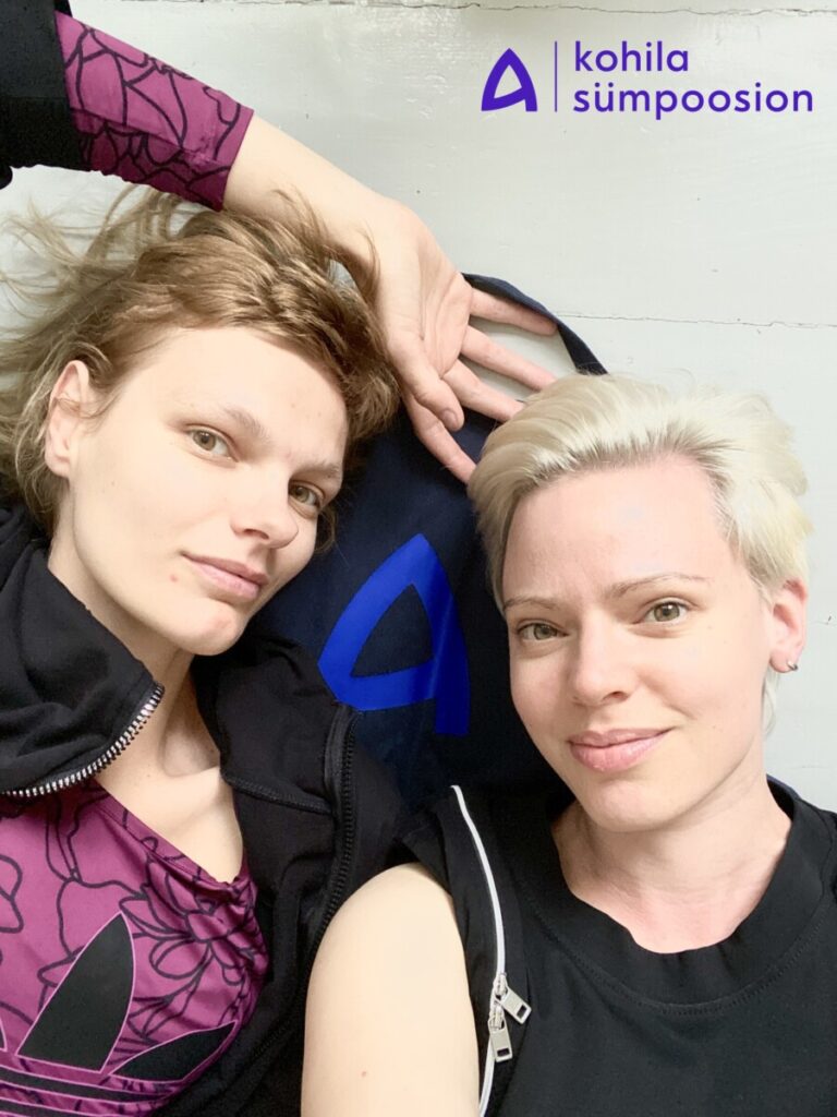 Lumi Kristin Vihterpal ja Jekaterina Kaplan Kohila Sümpoosion 2021